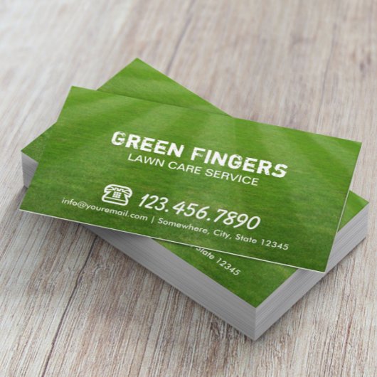 芝生&気に造園プロフェッショナルグリーンフィールド 名刺