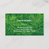 芝生&気に造園プロフェッショナルモーア 名刺 (裏面)