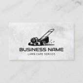 芝生&気に造園プロフェッショナルモーワーロゴ 名刺 (正面)