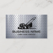 芝生&気に造園モーアモダンメタル 名刺 (正面)