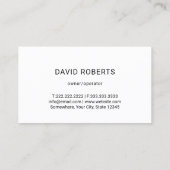 芝生&気に造園ライディングモーアUSA国旗 名刺 (裏面)