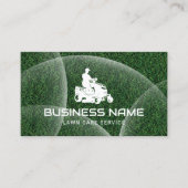 芝生&気に造園ライディングモーワーグリーングラス 名刺 (正面)