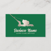 芝生&気に造園金ゴールドモーワーグリーン 名刺 (正面)