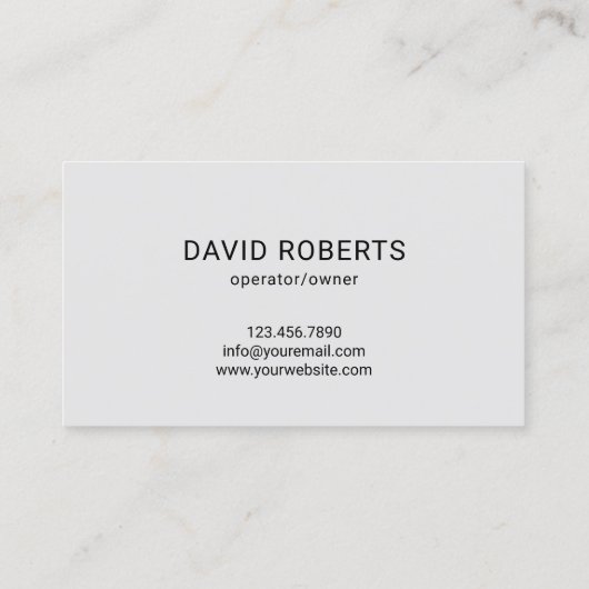 芝生&造園サービスプロフェッショナルモーイング 名刺 (裏面)