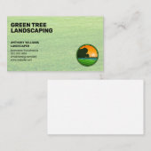 芝生 | 造園ロゴ 名刺 (正面/裏面)