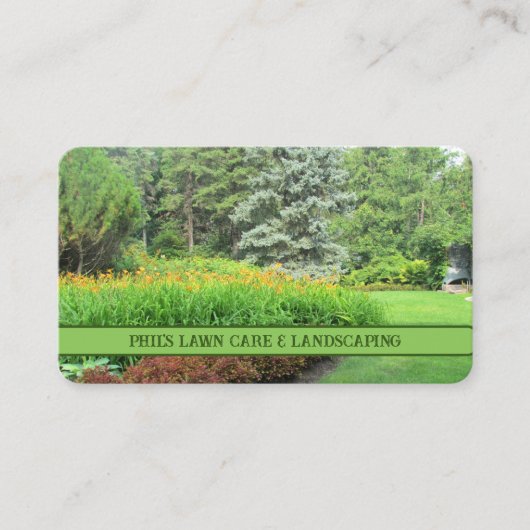 芝生&造園名刺 名刺 (正面)