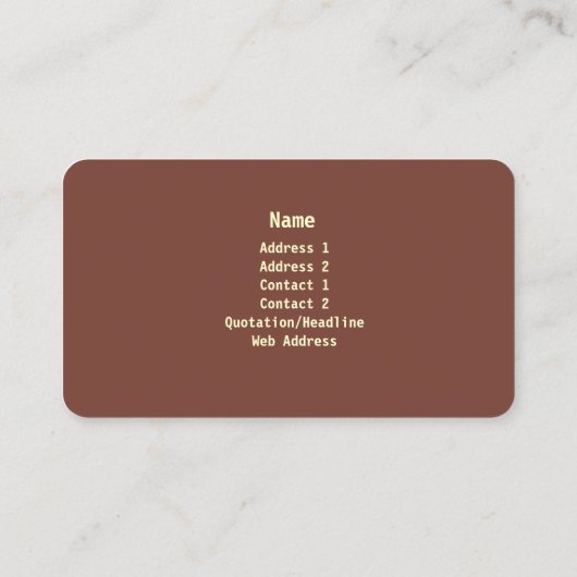 芝生&造園名刺 名刺 (裏面)