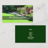 芝生&造園名刺 名刺 (正面/裏面)