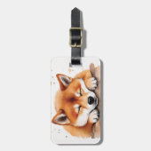 芝眠い荷物預かり ラゲッジタグ (正面縦)