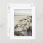 「芝砂丘つき巻き柵」はがき ポストカード (正面/裏面)