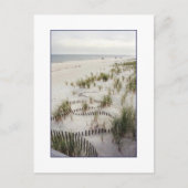 「芝砂丘つき巻き柵」はがき ポストカード (正面)