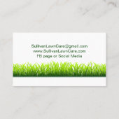 芝草気に刈り造園 名刺 (裏面)