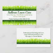 芝草気に刈り造園 名刺 (正面/裏面)