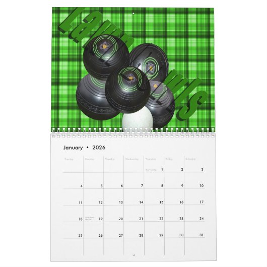 芝鉢のイメージとデザイン、カレンダー、カレンダー カレンダー (1月 2026)