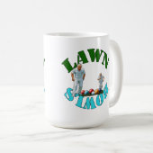 芝鉢の精神：ボウリングをする人、 クリケットの投手と椀 コーヒーマグカップ (正面右)