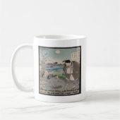 芭蕉と有名引用文 コーヒーマグカップ (左)