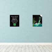 芭蕉のかえる俳句 (ウッドフロア)