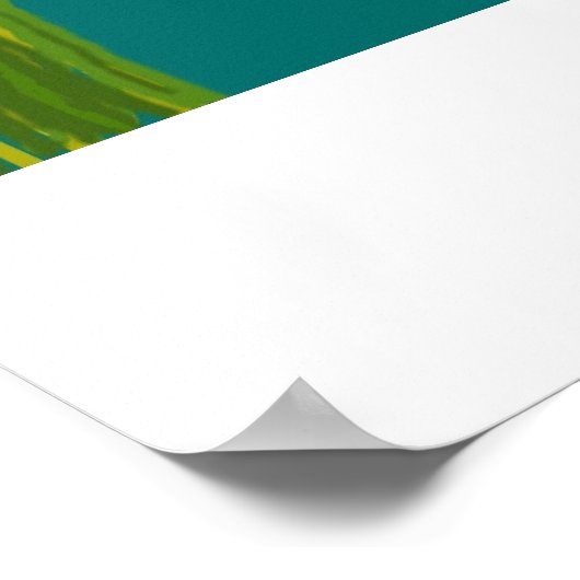 芭蕉のかえる句 ポスター (角)