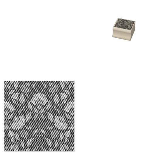 花с柄 ラバースタンプ (押印)