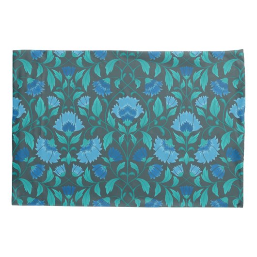 花с柄 枕カバー (裏面)