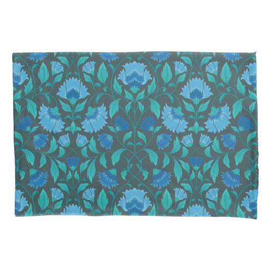 花с柄 枕カバー (正面)