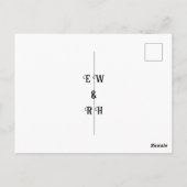 花々の愛»結婚式招待状コレクションポー ポストカード (裏面)