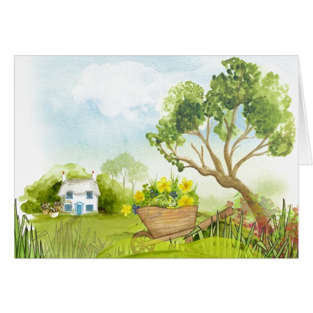 花々の輪の風景 (正面横)