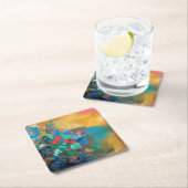 花々の間のオフェリア，レドン スクエアペーパーコースター (インサイチュ)