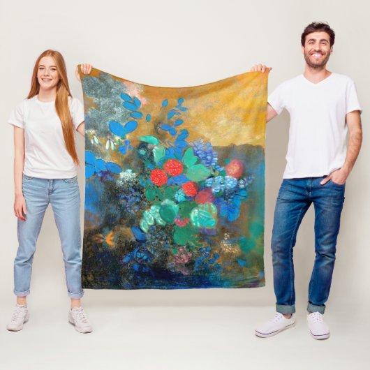 花々の間のオフェリア,レドン フリースブランケット (インサイチュ)