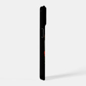 花々の間の灰色のリス - ダークコテージコア iPhone 15ケース (右側面)