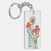 花々 キーホルダー (正面左)