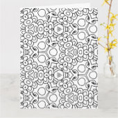 花あいさつモダンきカードの色を付ける カード (黄色い花)