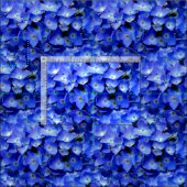 花あじさい植物パターンテンプレート ファブリック (タイル)