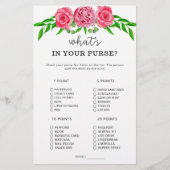 花あなたの財布のゲームの中にあるものを (正面)