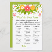 花あなたの財布のゲームの中に何がある (正面/裏面)