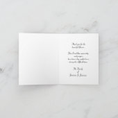 花ありがとうオレンジバタフライ サンキューカード (内部)