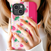 花いちごカスタム名前 Case-Mate iPhoneケース
