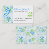 花いっぱいのお母さんカード コーリングカード (正面/裏面)