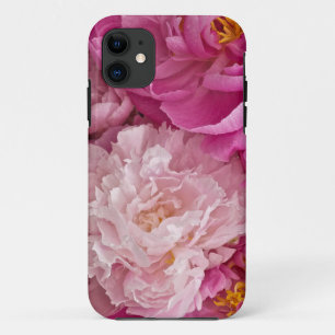 花いっぱいのシャクヤクのiphoneの場合 iPhone 11 ケース