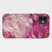 花いっぱいのシャクヤクのiphoneの場合 Case-Mate iPhoneケース (裏面(横))