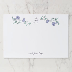 花いっぱいのノート ペーパーパッド