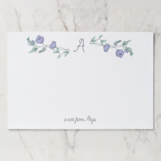 花いっぱいのノート ペーパーパッド