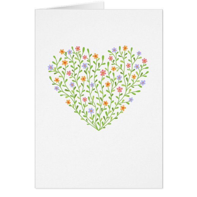 花いっぱいのハート (正面)