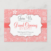 花いっぱいのピンク カスタム特別イベント ポストカード (正面)