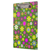 花いっぱいの分野パターン クリップボード (左)