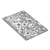 花いっぱいのZendoodle ノートブック (右側)