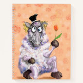 花おもしろい付きノートROMATIC RAM ノートブック (正面)