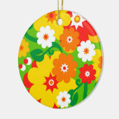 花おもしろい力壁紙 セラミックオーナメント (左)