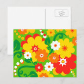花おもしろい力壁紙 ポストカード (正面/裏面)