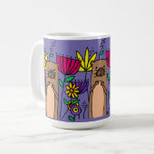 花おもしろい園の自然 コーヒーマグカップ (正面左)